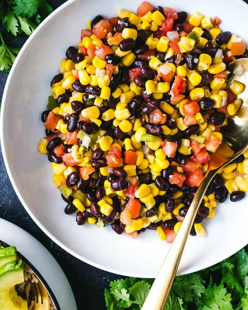 Quick Black Bean and Corn Salad (5 Minutes!) – A Couple Cooks