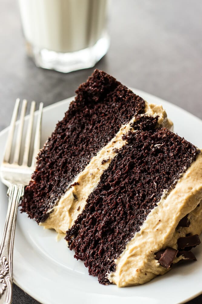 Chocolate Layer Cake with Creamy Peanut Butter Frosting - The Beach House  Kitchen