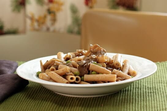 Whole Wheat Pasta with Wild Mushroom Sauce | What Would Cathy Eat?