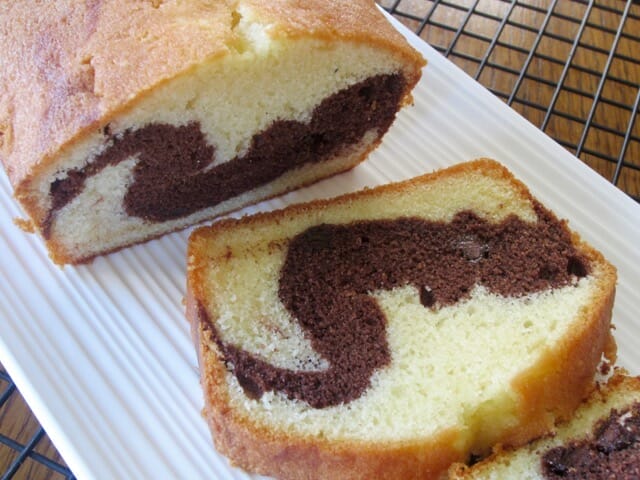 Marble Cake with Chocolate Chips – My Favourite Pastime