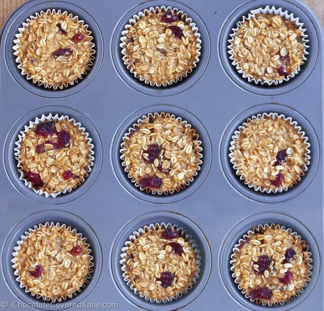 On-The-Go Breakfast Oatmeal Trail Mix Cupcakes
