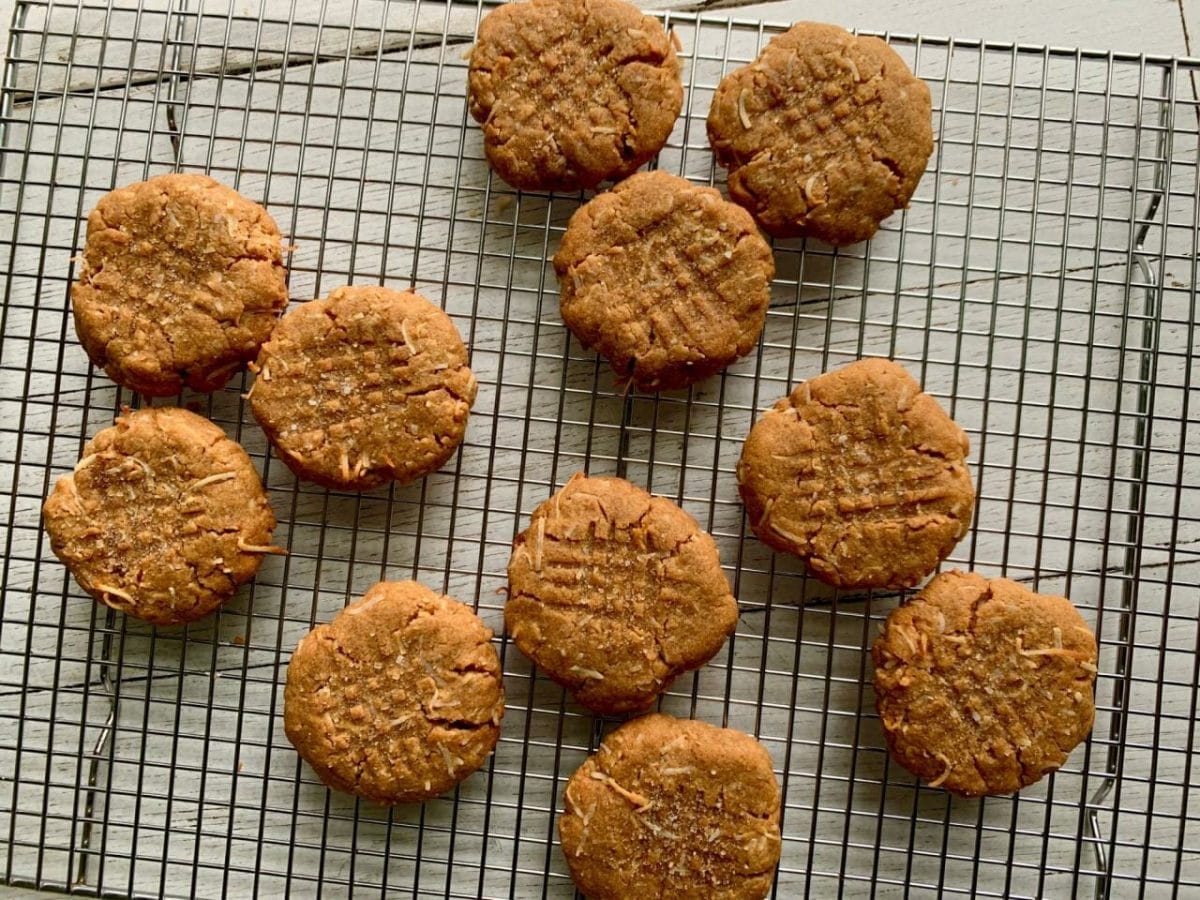 Peanut Butter-Coconut Cookies Recipe | Southern Living