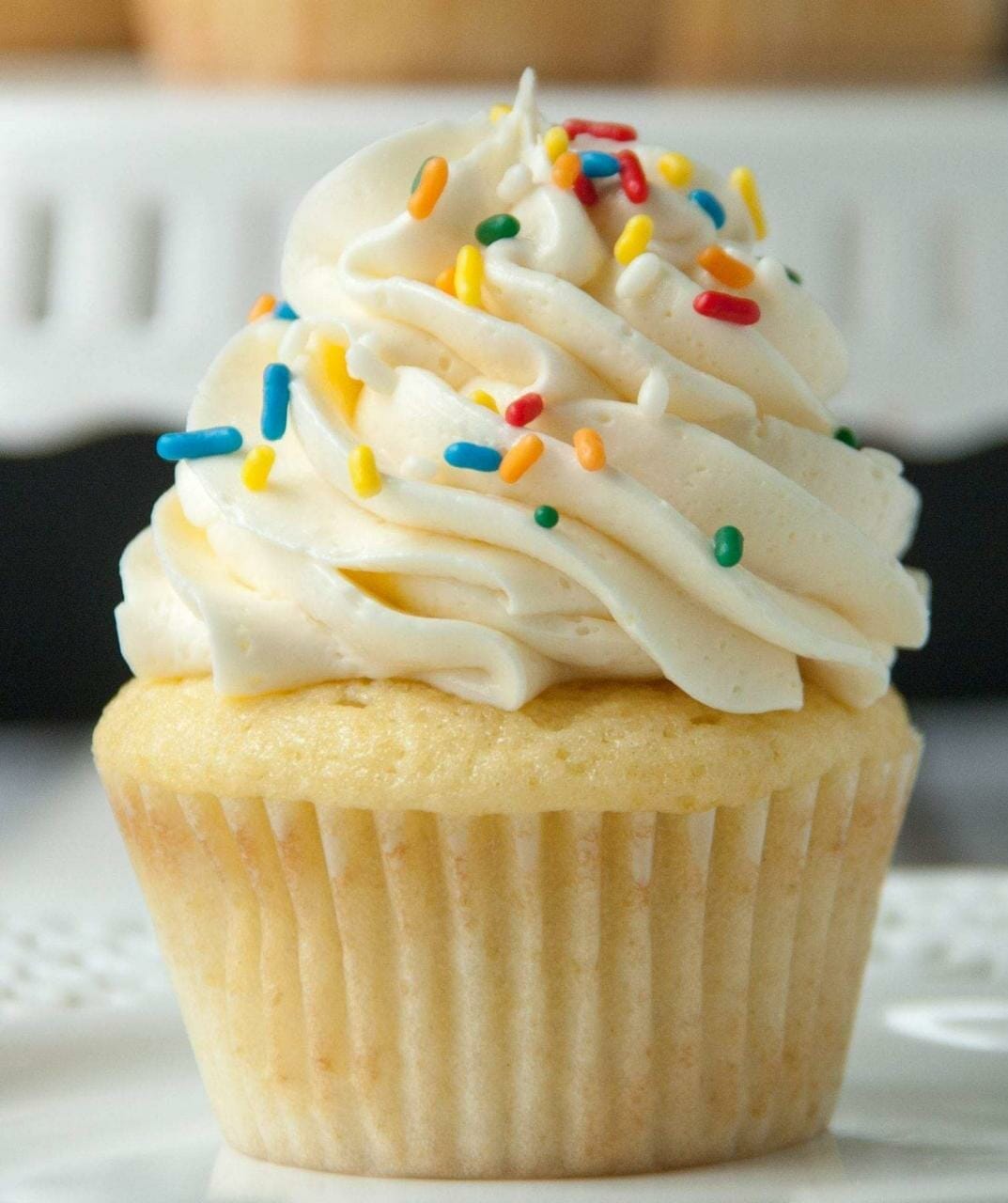 Easy Vanilla Cupcake Recipe - No Mixer Needed! (+Video)