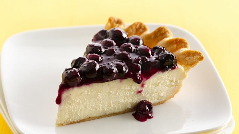 Fresh Blueberry Cheesecake Pie - Food Market La Chiquita