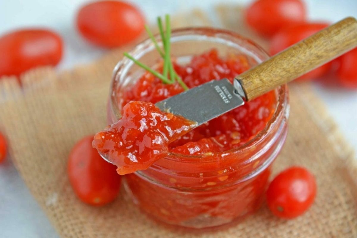 Tangy & Sweet Tomato Jam - Homemade Jam Recipe