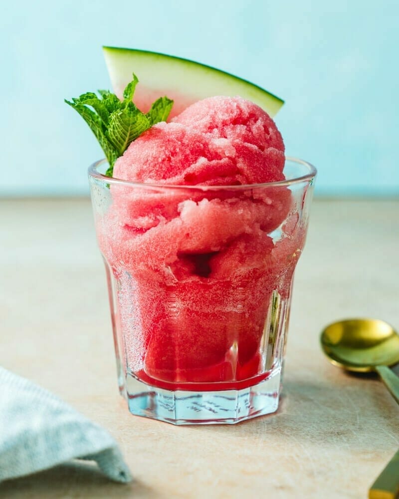Watermelon Sorbet (3 Ingredients) – A Couple Cooks