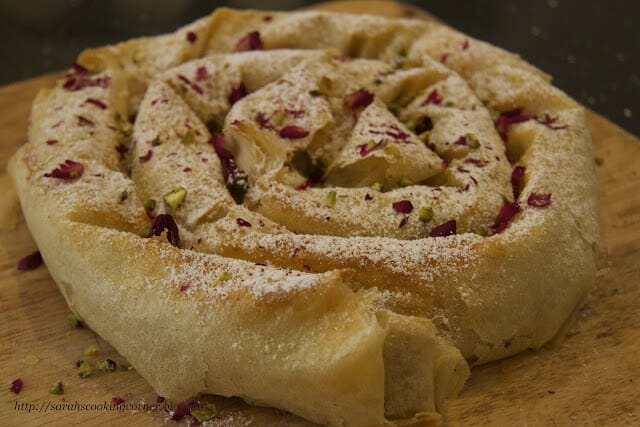 M'hanncha (Moroccan Snake Cake recipe) - Sarah's Cooking Corner